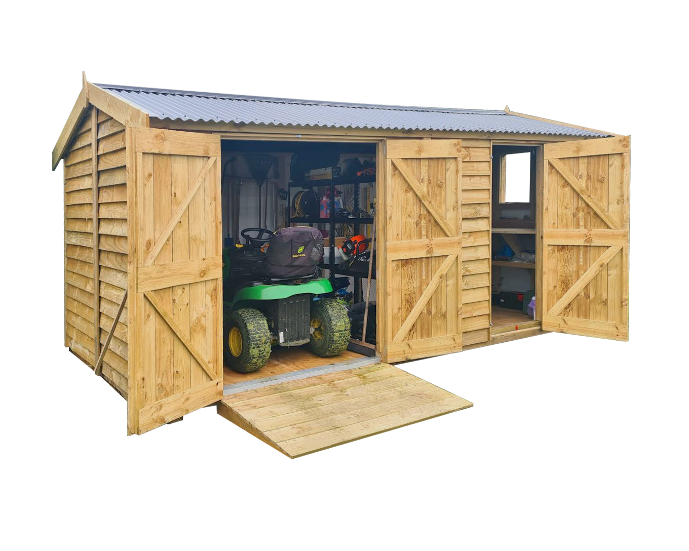 Lawnmower shed