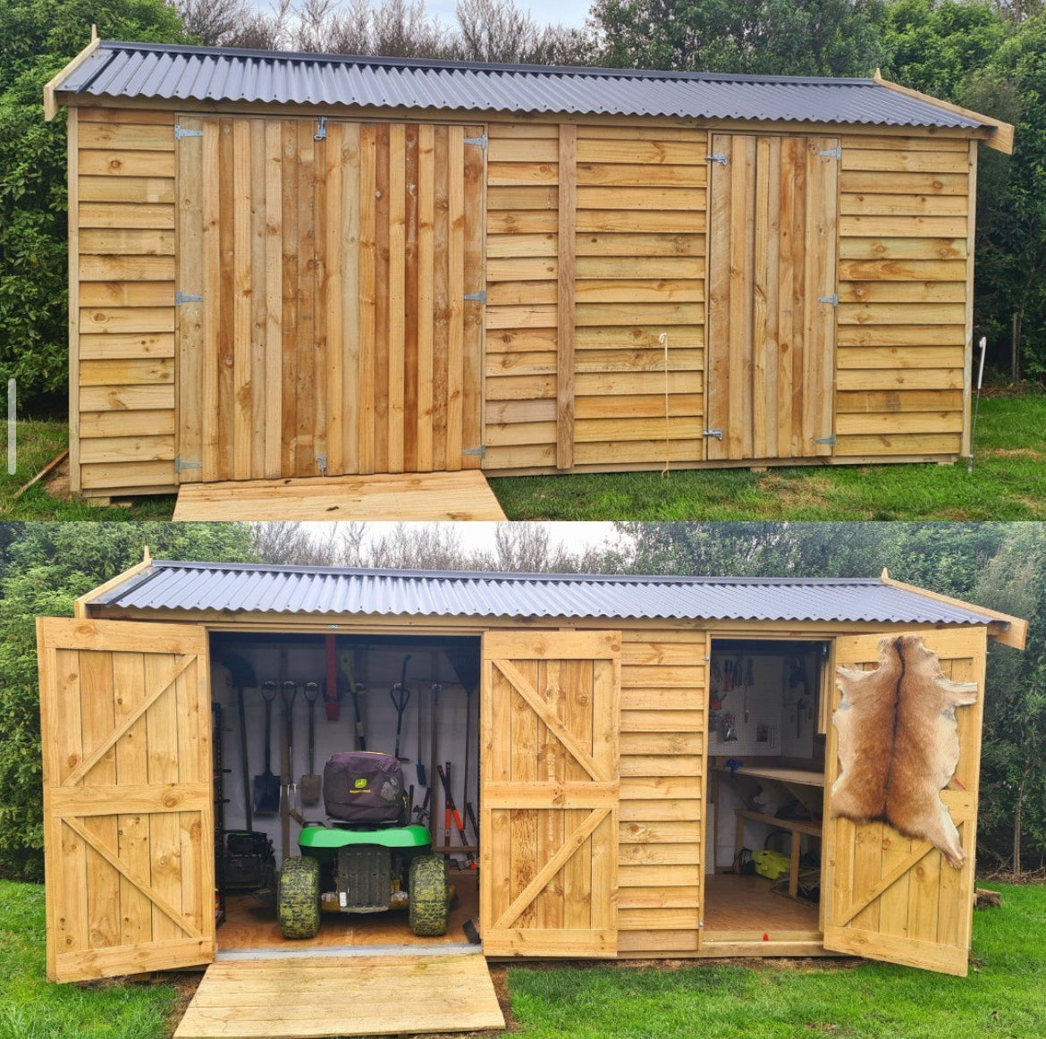 Lawnmower shed